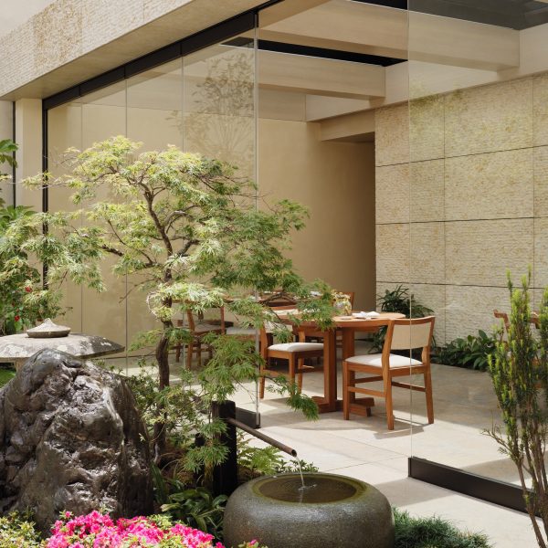 Nobu Hotel Palo Alto Garden Restaurant by Montalba Architects