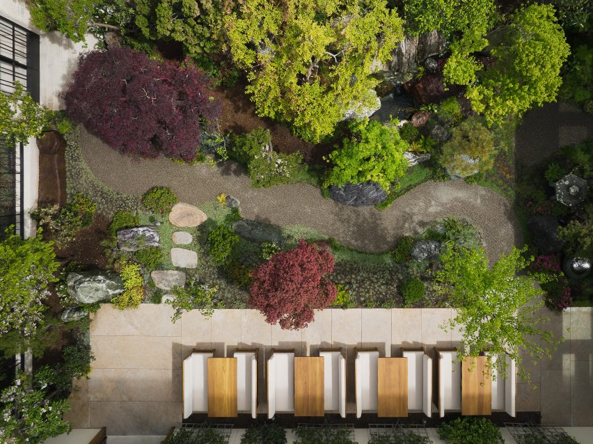 Nobu Hotel Palo Alto Garden Restaurant by Montalba Architects