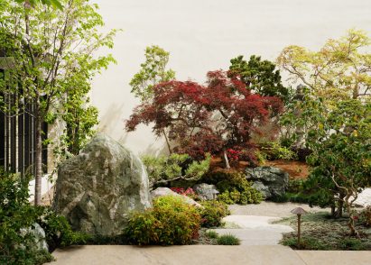 Various Japanese-inspired plantings