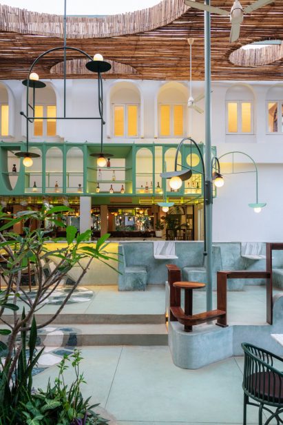 Local design studio Otherworlds drew on the traditional Goan balcão when converting a 1980s villa in Panjim, India, into a restaurant and bar for Indian chain Terttulia.