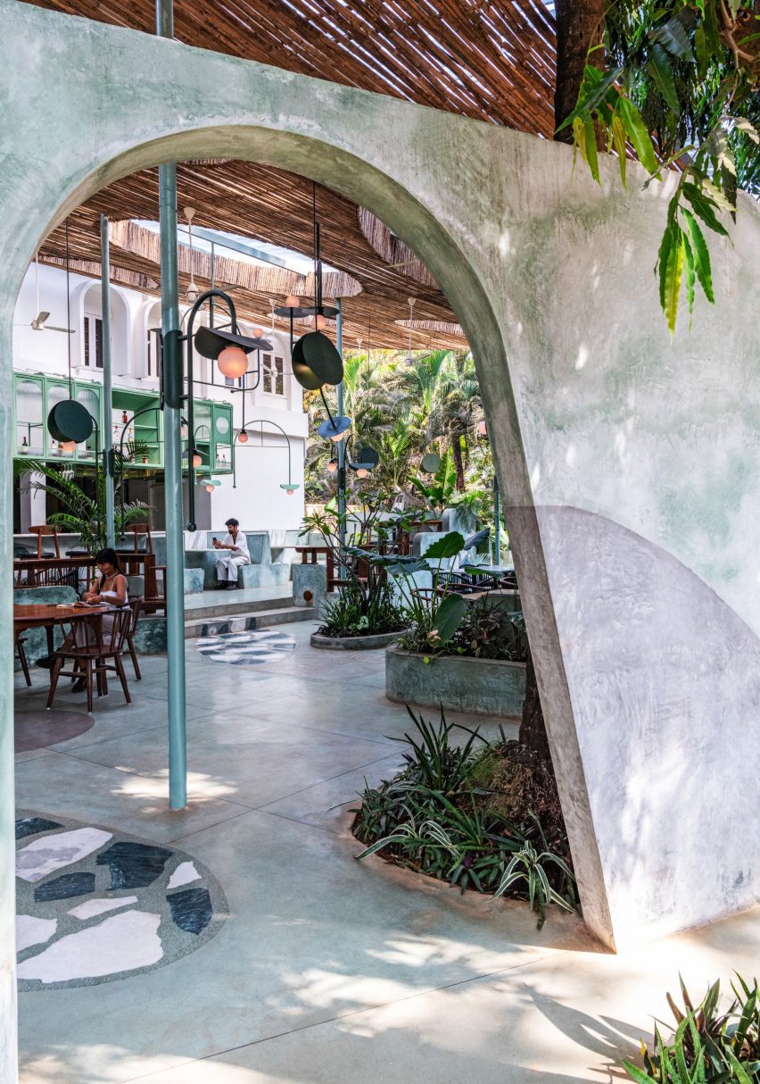 Local design studio Otherworlds drew on the traditional Goan balcão when converting a 1980s villa in Panjim, India, into a restaurant and bar for Indian chain Terttulia.
