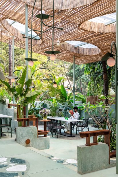 Local design studio Otherworlds drew on the traditional Goan balcão when converting a 1980s villa in Panjim, India, into a restaurant and bar for Indian chain Terttulia.