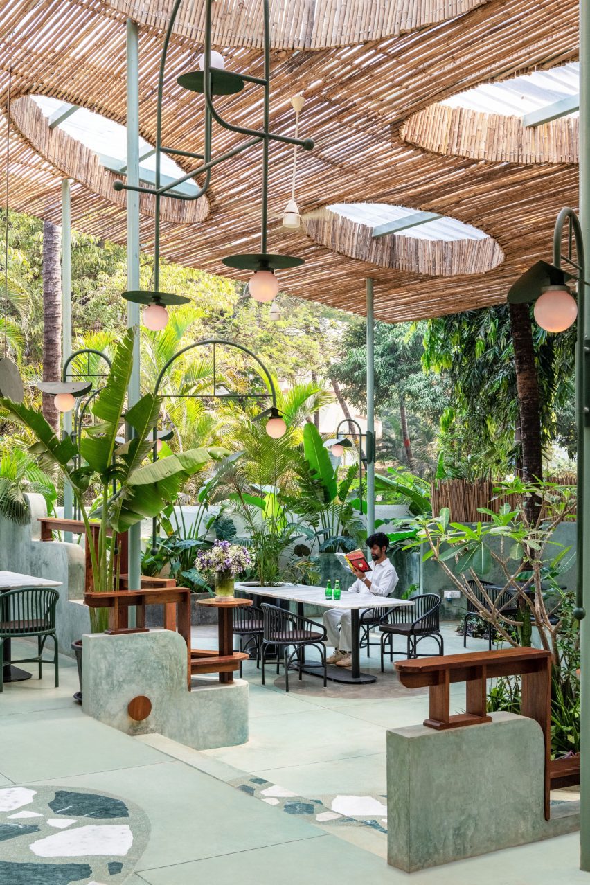 Local design studio Otherworlds drew on the traditional Goan balcão when converting a 1980s villa in Panjim, India, into a restaurant and bar for Indian chain Terttulia.