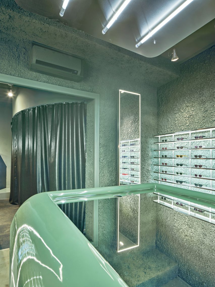 PJ Lobster eyewear store in Barcelona by El Departamento