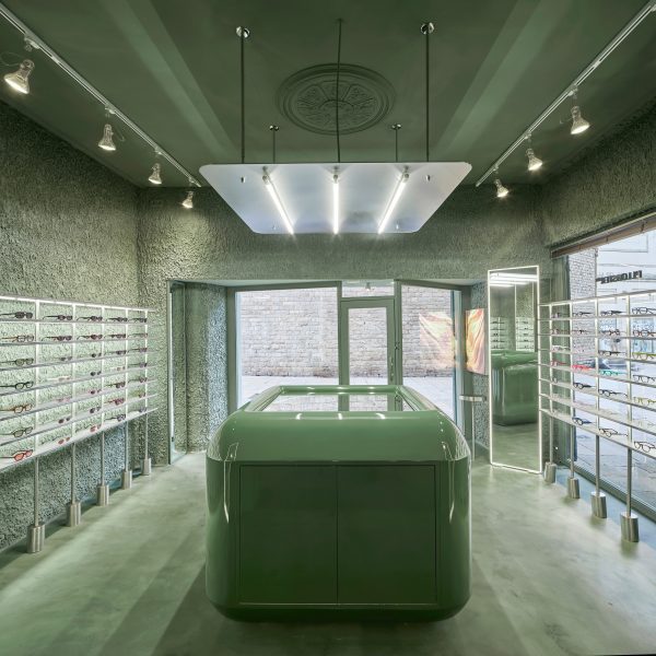 PJ Lobster eyewear store in Barcelona by El Departamento