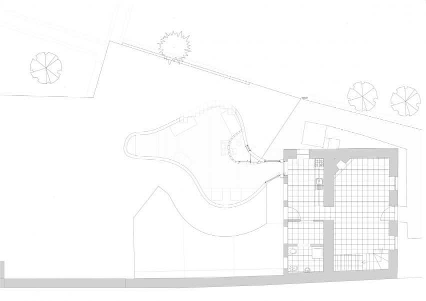 Floor plan of Sculptor Studio