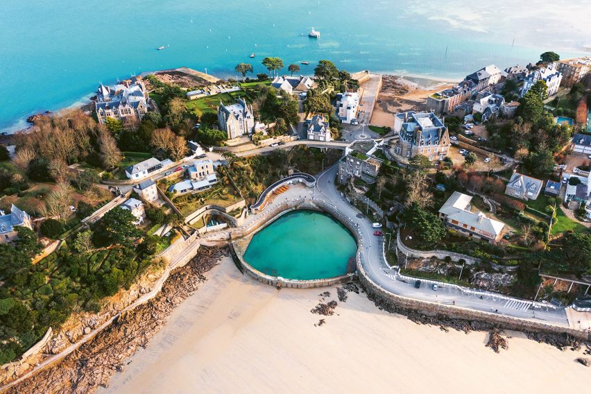 Emerald Gate sea pool, Dinard, France