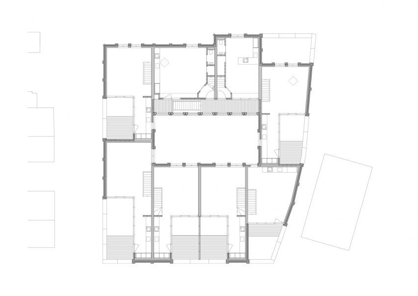 Plan of Lavendar Hill Courtyard Housing