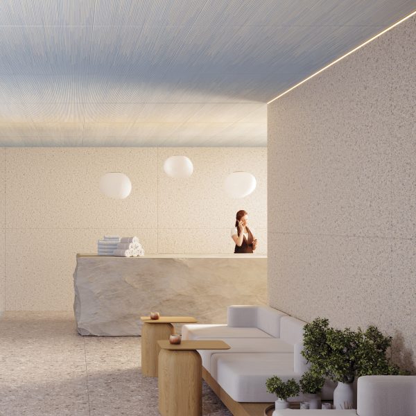 Light reception area covered in NOWN materials