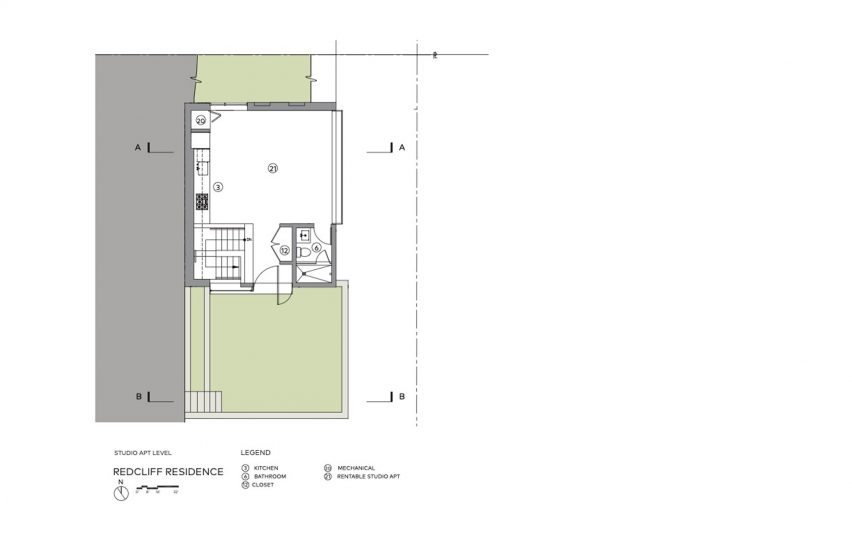 Studio apartment floor plan