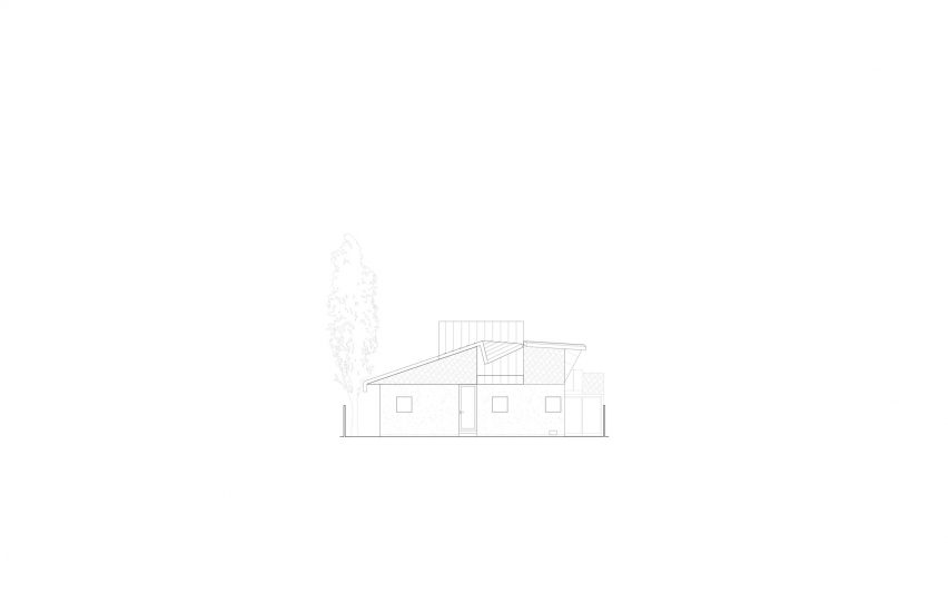 Section drawing of House 5 by The LADG