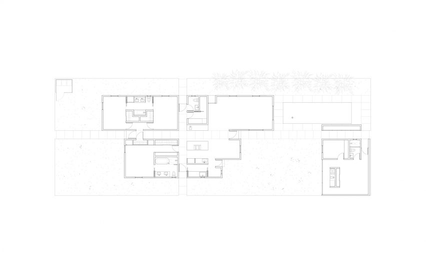 Ground floor plan of House 5 by The LADG