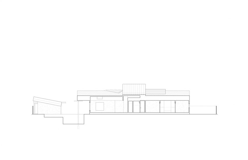 Section drawing of House 5 by The LADG