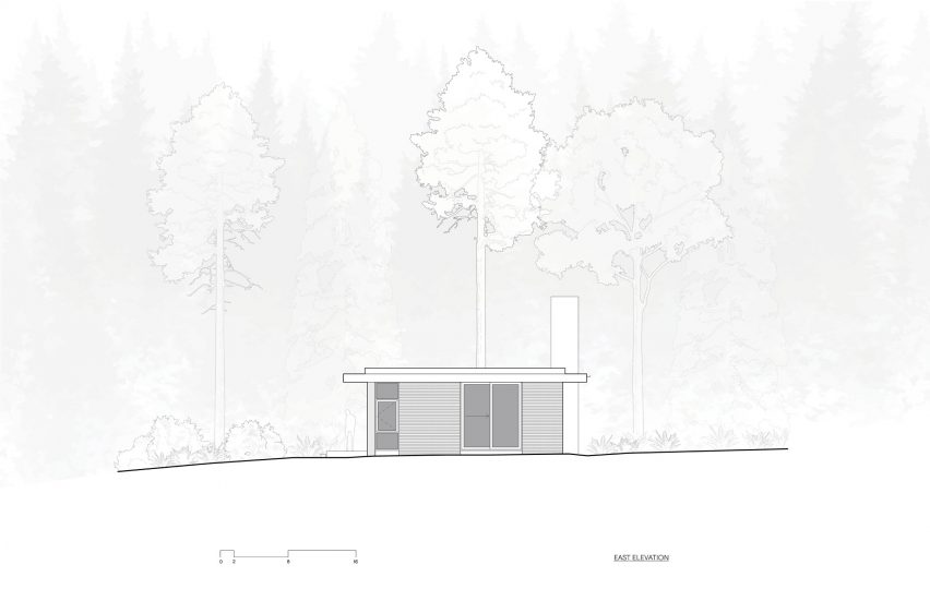 Elevation drawing of The Rambler House by GO'C