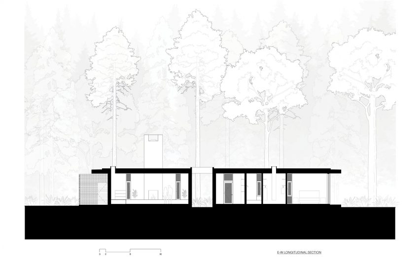Section drawing of The Rambler House by GO'C