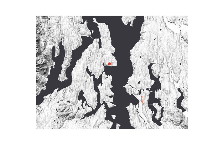 Location plan of The Rambler House by GO'C