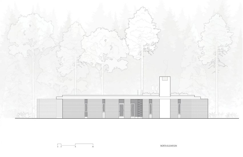 Elevation drawing of The Rambler House by GO'C