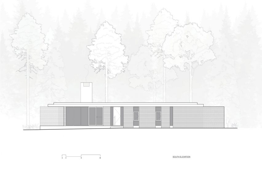 Elevation drawing of The Rambler House by GO'C