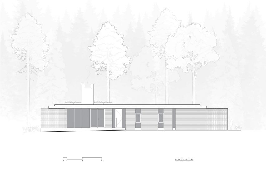 Elevation drawing of The Rambler House by GO'C