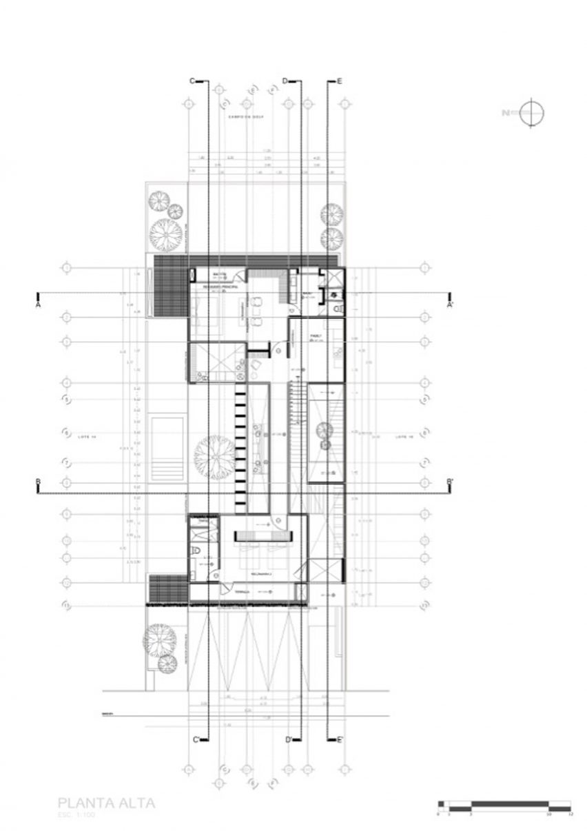 Top floor plan