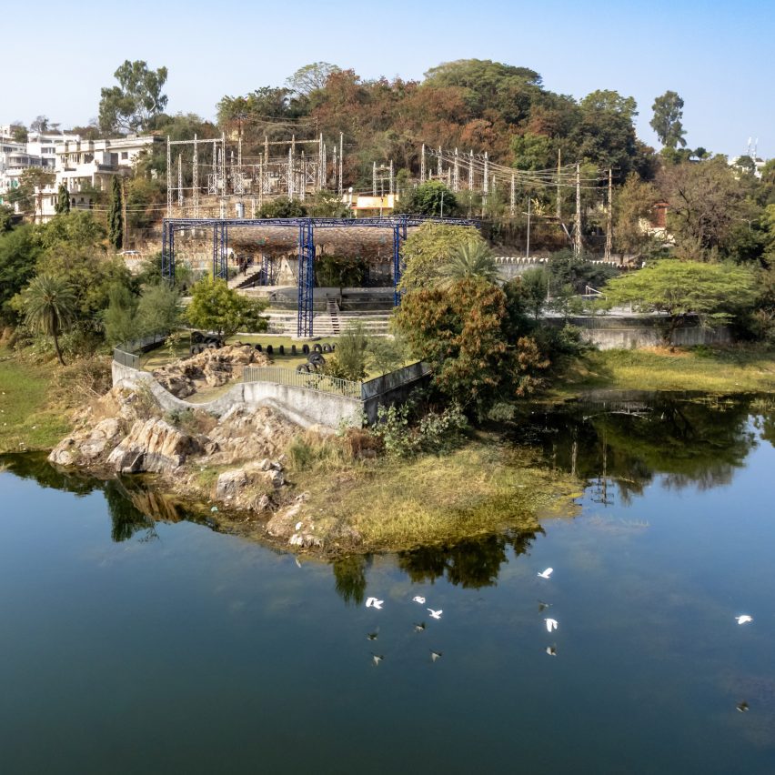 Aerial view of Udaan Park by Studio Saar