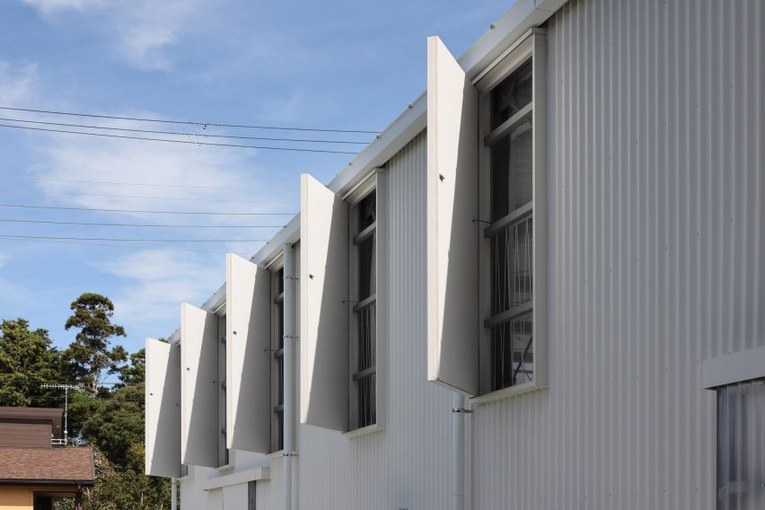 Exterior of Warehouse Villa by Arii Irie Architects