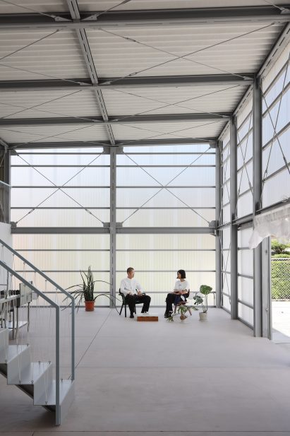 Interior of Warehouse Villa by Arii Irie Architects