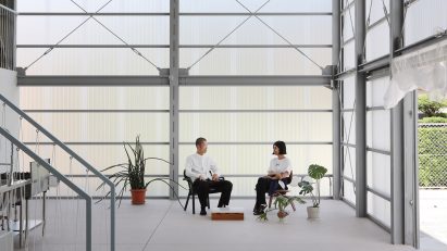 Interior of Warehouse Villa by Arii Irie Architects