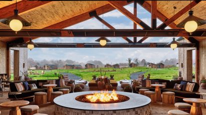 Electric Bowery arranges steel and wood cabins for Hudson Valley hotel