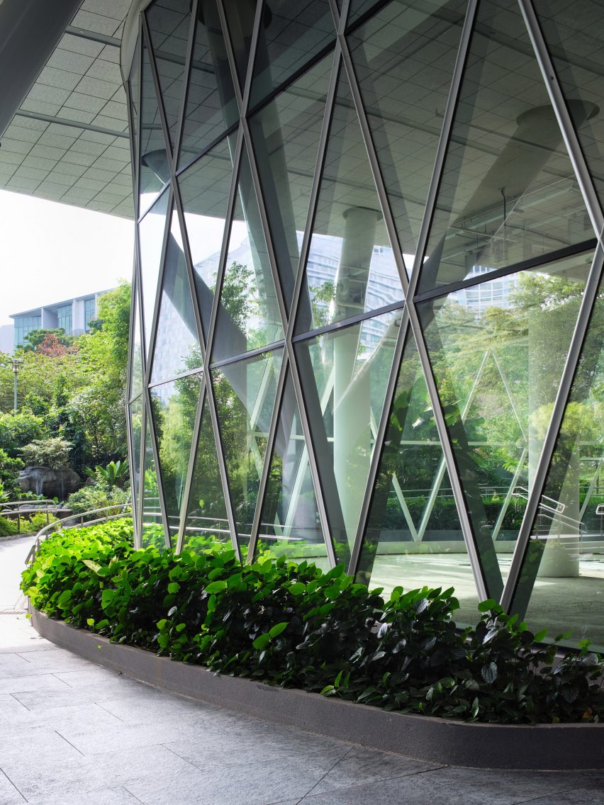 Exterior of Wilmar HQ by Eric Parry Architects