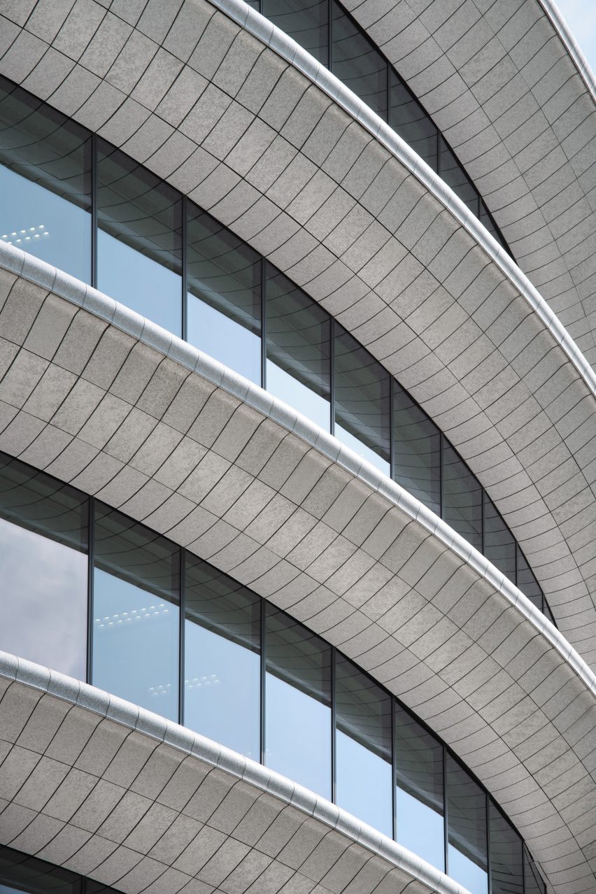 Exterior of Wilmar HQ by Eric Parry Architects