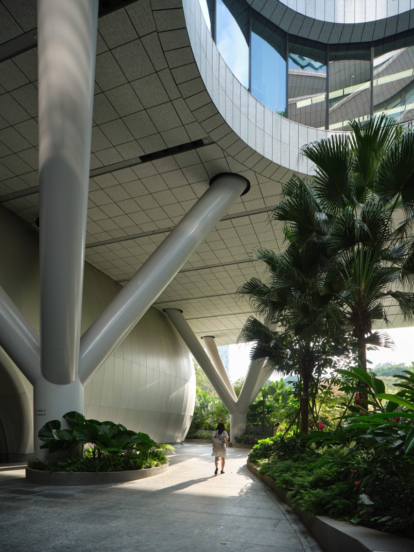 Exterior of Wilmar HQ by Eric Parry Architects