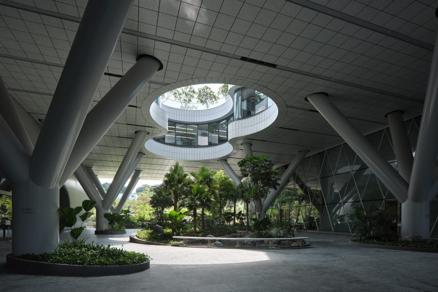Exterior of Wilmar HQ by Eric Parry Architects