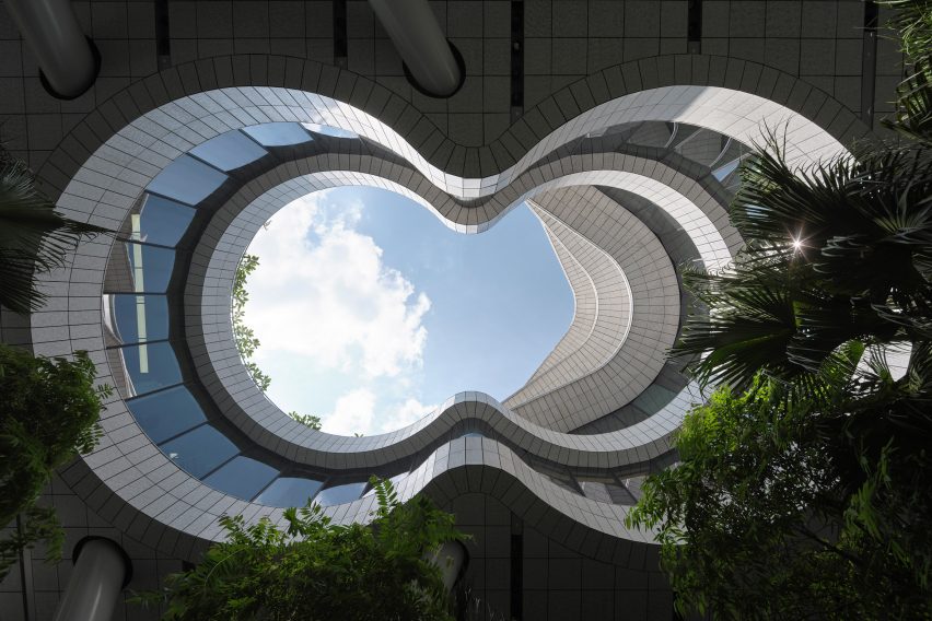 Exterior of Wilmar HQ by Eric Parry Architects