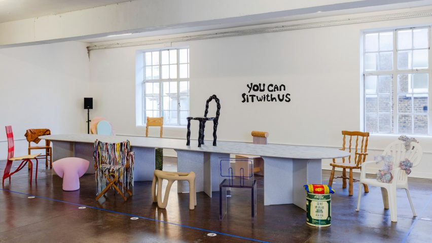 You Can Sit With Us by 2LG Studio