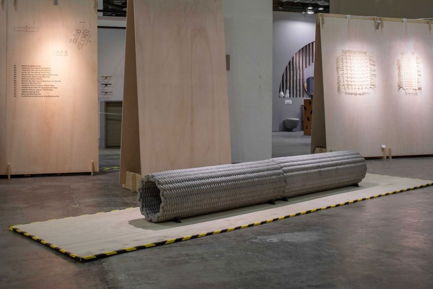 Cord Bench by Nathan Yong