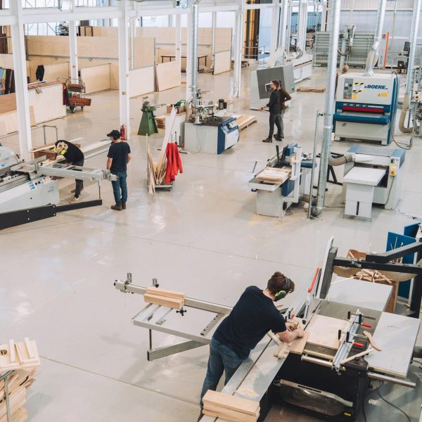 Photo of people working in a factory