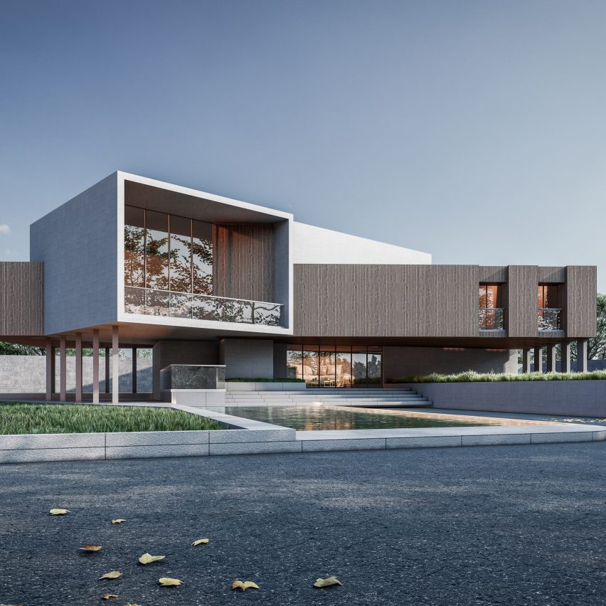 Render of a building