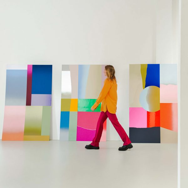 Colourful screens at Dubai Design Week