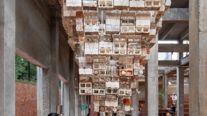 Inverted Architecture: A Mushroom Brick Pyramid by Studio Link-Arc