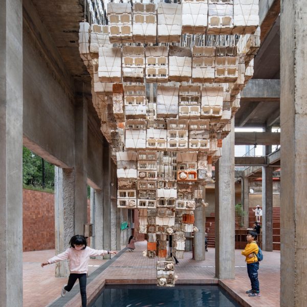 Inverted Architecture: A Mushroom Brick Pyramid by Studio Link-Arc