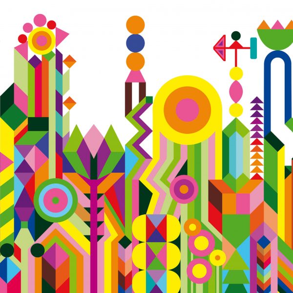 Graphic of Nice to Meet You Again by Morag Myerscough