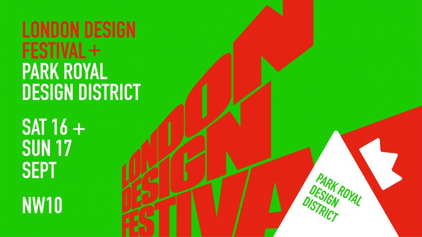 Graphic with Park Royal Design District logo