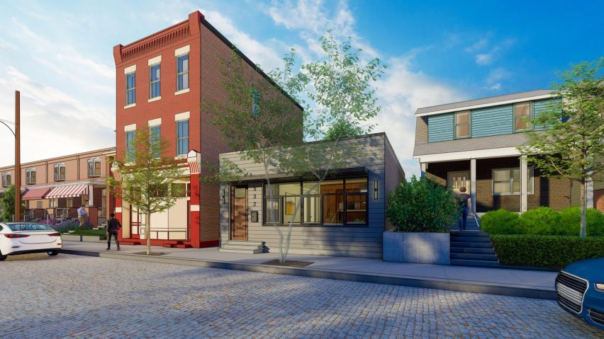 Render of building