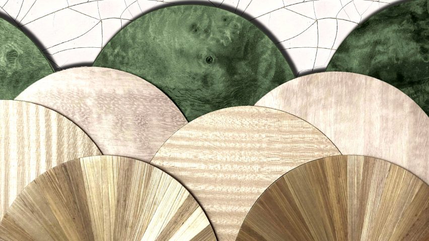 Photo of different layered materials
