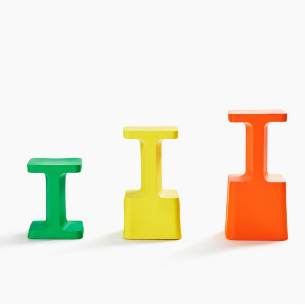 S1 stool and side table by Alexander Lotersztain for Derlot