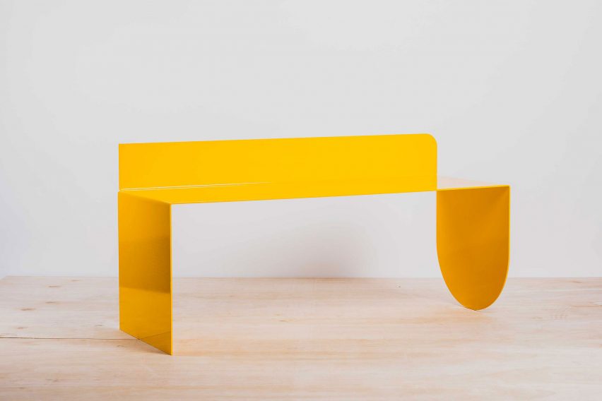 Jekyll & Hyde bench by David Lee