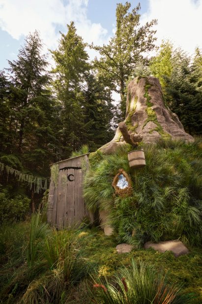 Exterior of Shrek's Swamp house