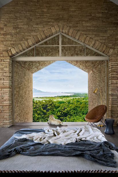 Main bedroom in Indian holiday home