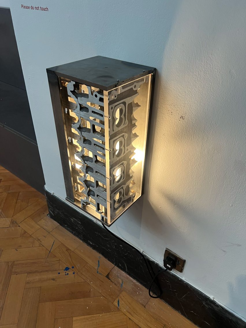 Night light made from engine components